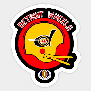 Detroit Wheels (World Football League (1974-1975) Sticker